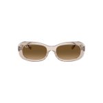 Kính mát Unisex RAY-BAN 0RB2221F 6827M2 Nâu nhạt