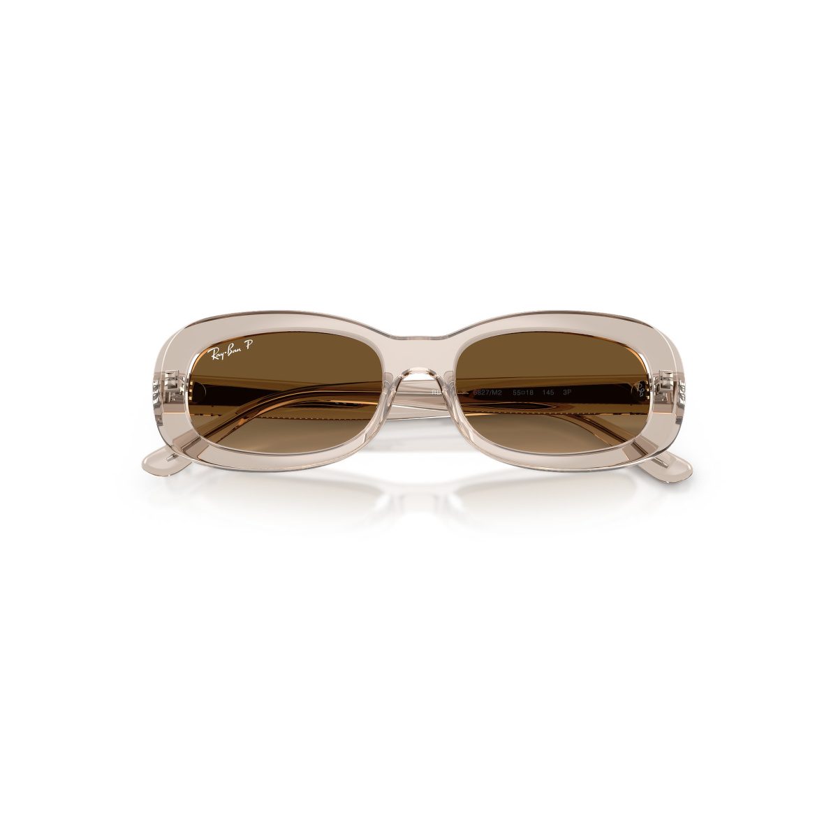 Kính mát Unisex RAY-BAN 0RB2221F 6827M2 Nâu nhạt - Ảnh 3