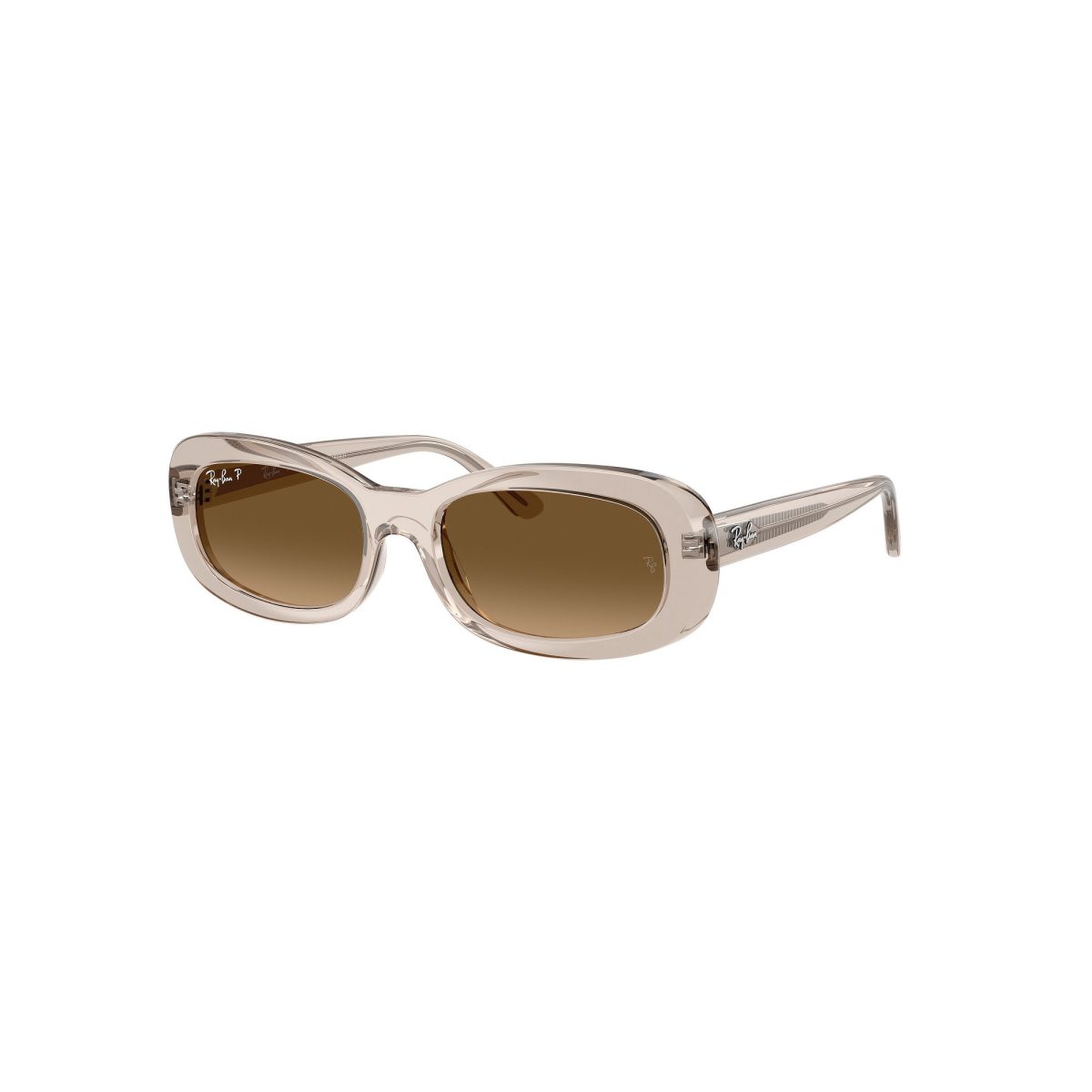 Kính mát Unisex RAY-BAN 0RB2221F 6827M2 Nâu nhạt - Ảnh 4