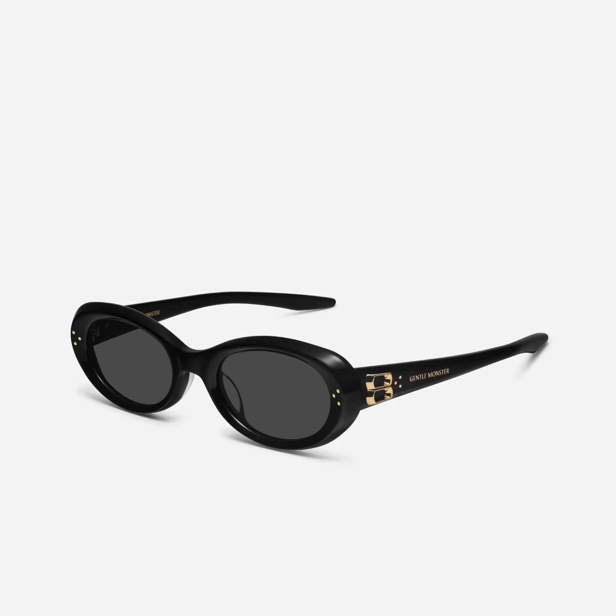 Kính mát Unisex Gentle Monster Cocoa 01GD Đen - Ảnh 7