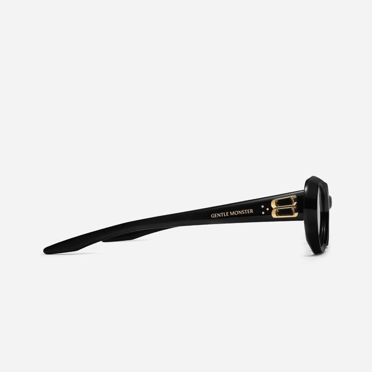 Kính mát Unisex Gentle Monster Cocoa 01GD Đen - Ảnh 8