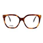 Gọng Kính Vuông Unisex Fendi FE50087F_54_053 Đồi Mồi