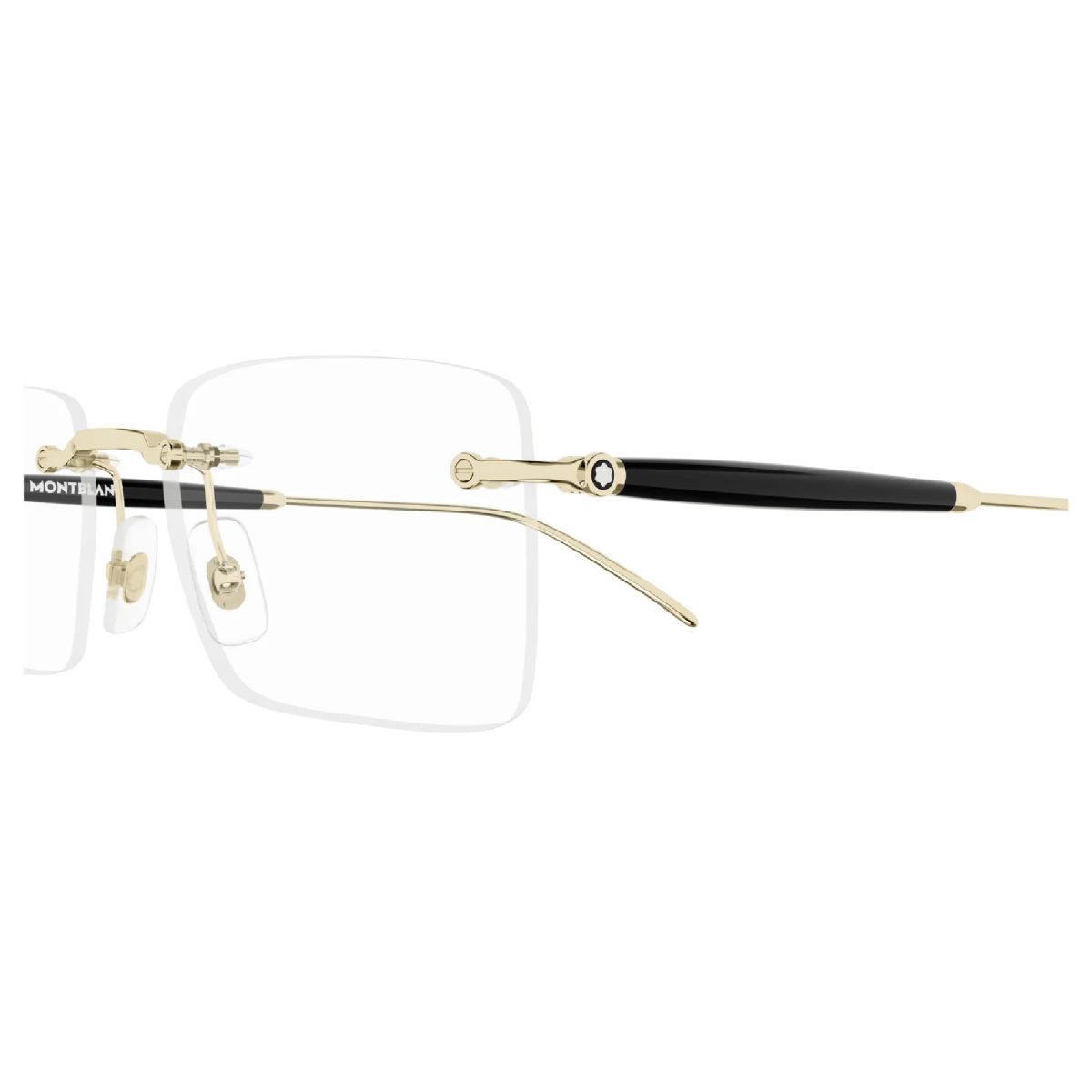 Gọng kính Unisex MONTBLANC MB0411O 001 Vàng - Ảnh 3