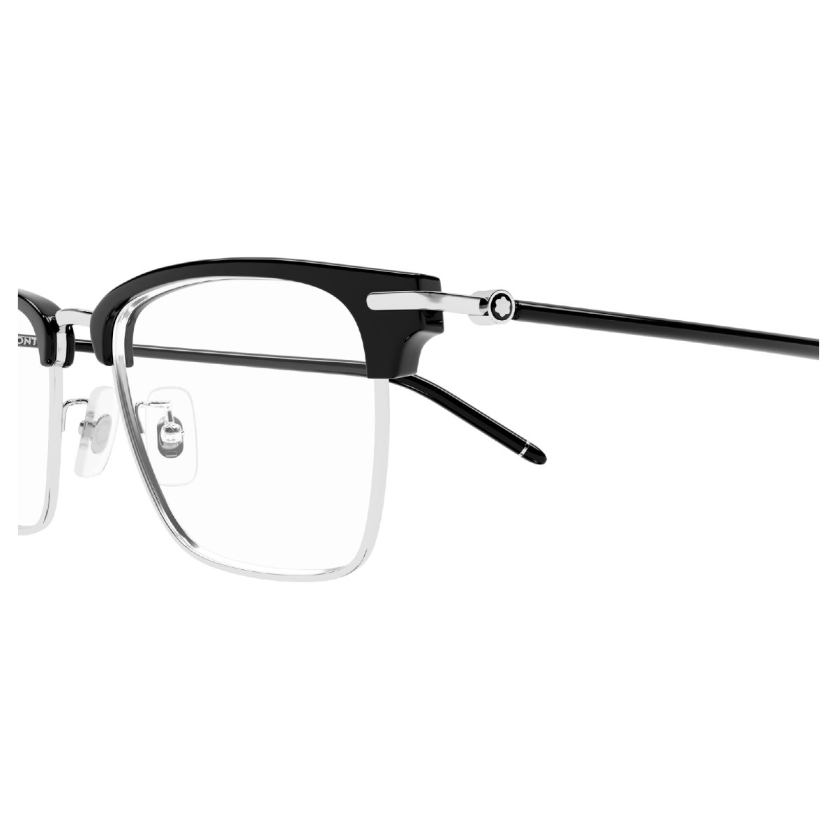 Gọng kính Unisex MONTBLANC MB0409O 001 Bạc - Ảnh 3
