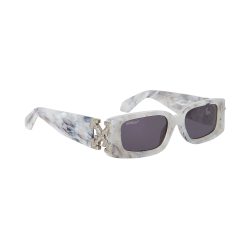 Kính mát Unisex OFF WHITE ROMA OERI098F23PLA0010807 Xám - Ảnh 2