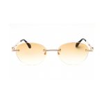 Kính mát Unisex PALM ANGELS CRYSTAL PERI10HS25MET0017622 Vàng