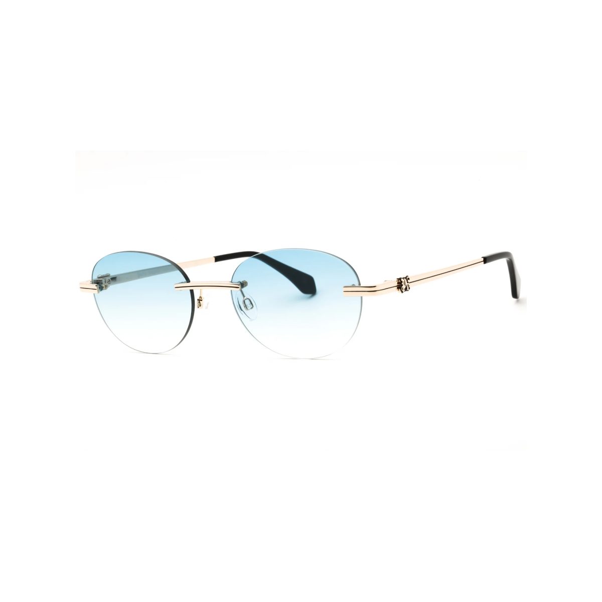 Kính mát Unisex PALM ANGELS CRYSTAL PERI10HS25MET0017644 Xanh Navy - Ảnh 2