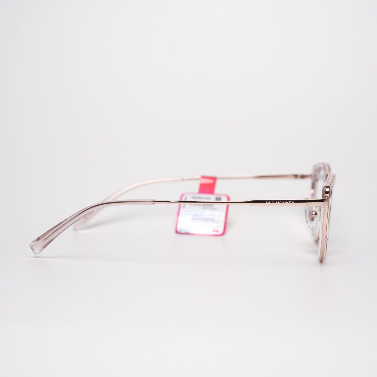 Gọng Kính Nữ RedMonkey Mắt Mèo Nhựa Hồng Nhạt Trong MK-GK-RMST262-C9-53 - Ảnh 2