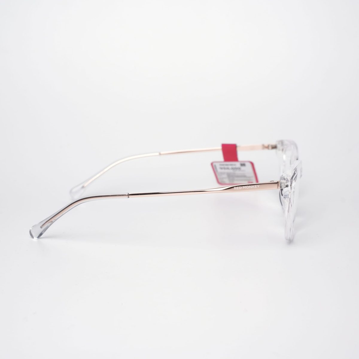 Gọng Kính Nữ RedMonkey Mắt Mèo Nhựa Trắng Trong MK-GK-RMS0934-C3-53 - Ảnh 2