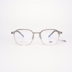 Gọng Kính Nam RedMonkey Vuông Kim Loại Xám Trong MK-GK-RMS0105-C2-52
