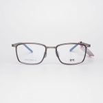 Gọng Kính Nam RedMonkey Vuông Kim Loại Đen Xám MK-GK-RMS0103-C5-53