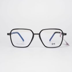 Gọng Kính Nam RedMonkey Vuông Kim Loại Đen MK-GK-RMS0106-C1-53