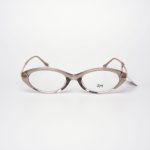 Gọng Kính Mèo Nữ RedMonkey Oval Nhựa Nâu Trong MK-GK-RM738-C4-53