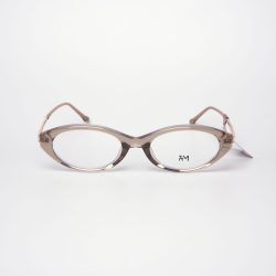 Gọng Kính Mèo Nữ RedMonkey Oval Nhựa Nâu Trong MK-GK-RM738-C4-53