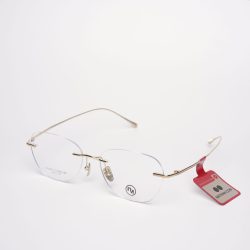 Gọng Kính Khoan Unisex RedMonkey Vuông Kim Loại Vàng MK-GK-RMPT08202-C01-53 - Ảnh 3