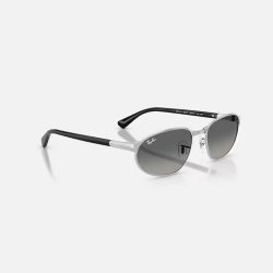 Kính Mát Unisex RayBan 0RB3777-003/7156 Bạc -56 - Ảnh 2