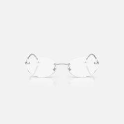 Gọng Kính Nữ RayBan 0RX3767V-2501 50 Bạc -50 - Ảnh 4